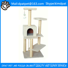 Gratte-chat en bois de luxe confortable en bois